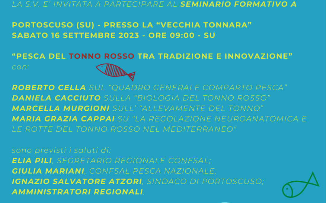 SEMINARIO SULLA PESCA DEL TONNO